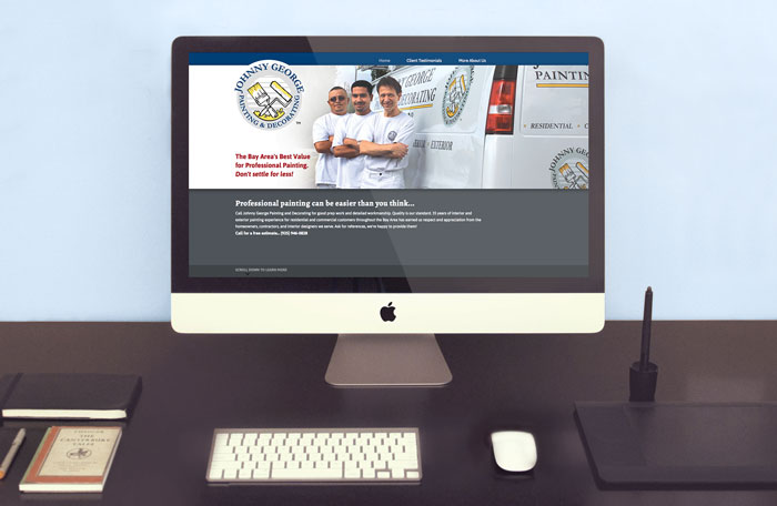 responsive web design shown on desktop computer